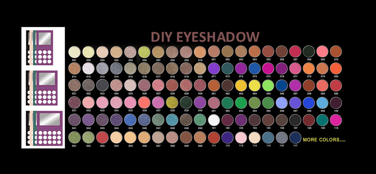DIY Pressed Powder 100 Colors Makeup Eyeshadow